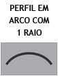 Curva em Arco 1 Raio (Mo8lde Obrigatório)